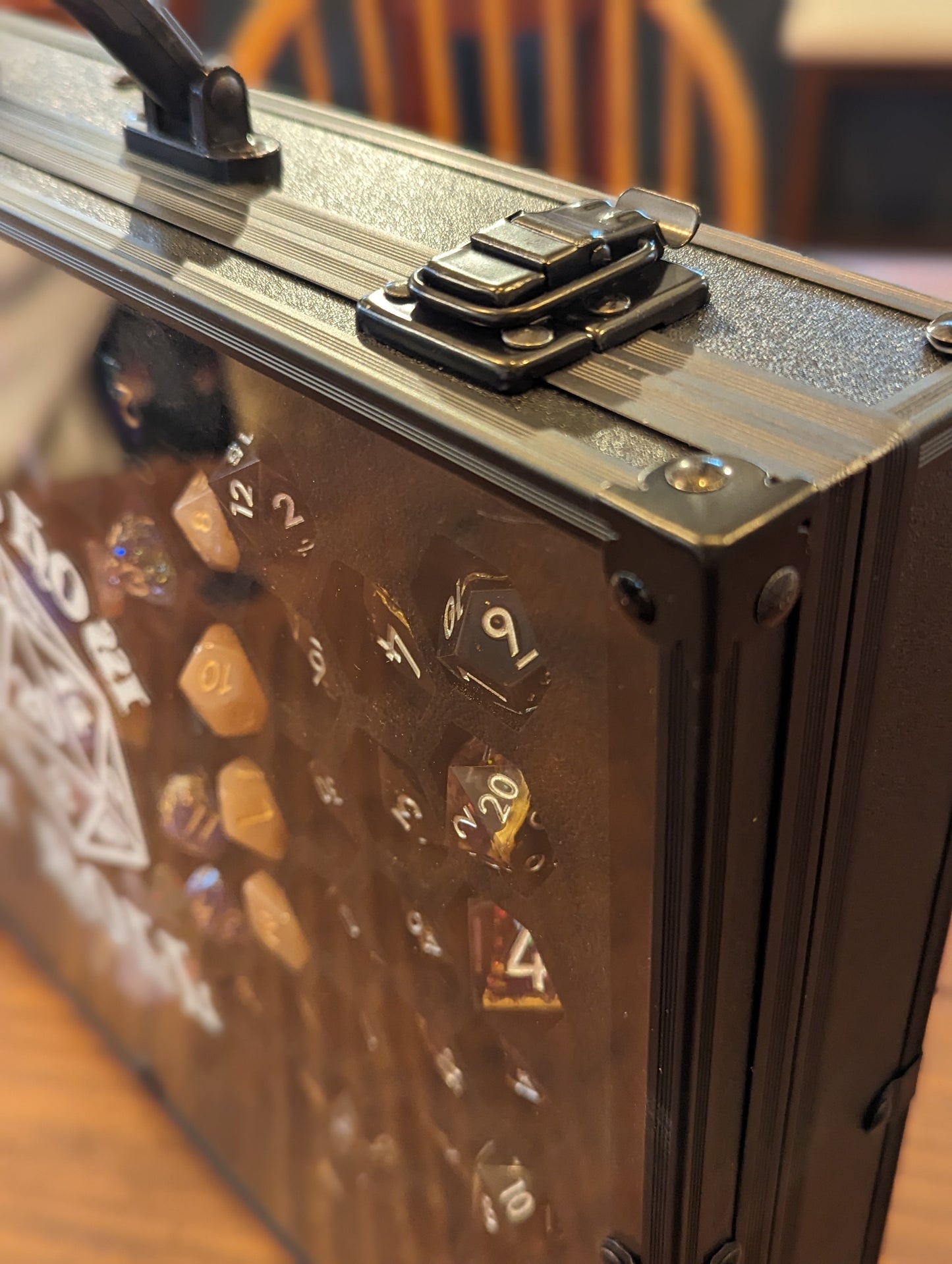 Yes I Need Them All | 26 Set Capacity | Plexi Glass Chest of Hoarding Dice Display Case - Emberglow Gaming
