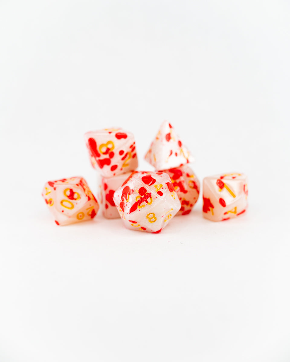 Paragon | 7 Piece Acrylic Dice Set - Emberglow Gaming