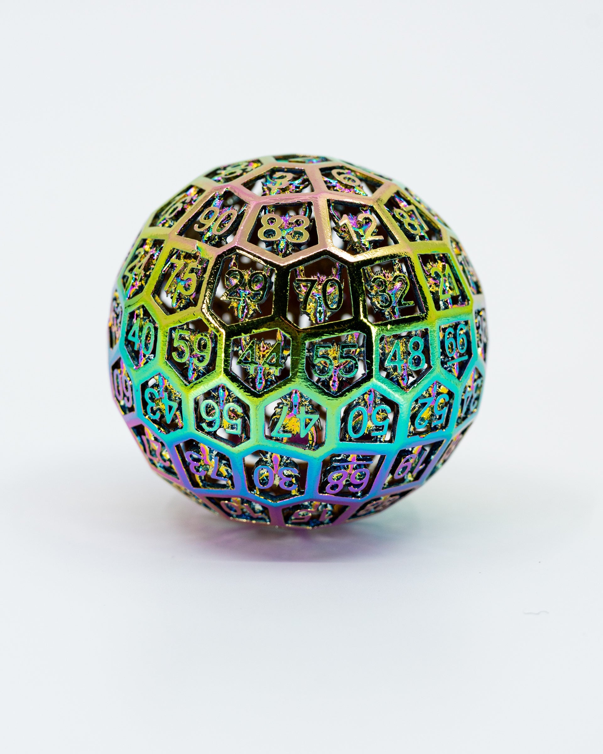 Good Omens | Hollow Metal | Individual d100 Percentile Dice - Emberglow Gaming