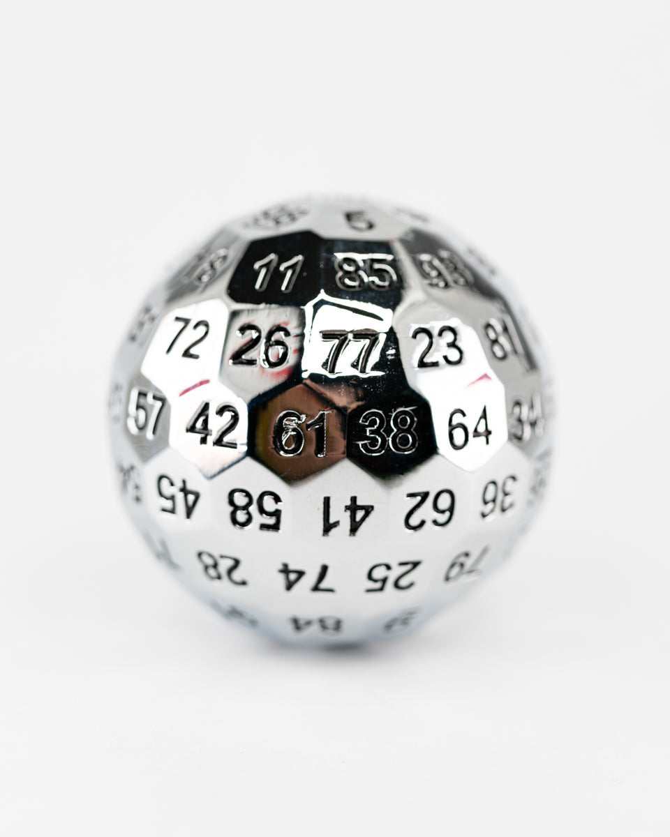Meteor | Metal | Individual d100 Percentile Dice - Emberglow Gaming