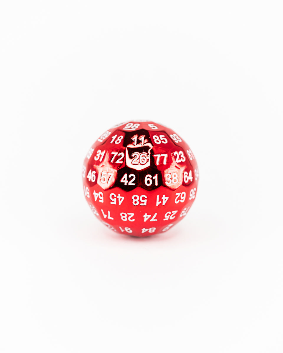 Eve's Apple | Metal | Individual d100 Percentile Dice - Emberglow Gaming