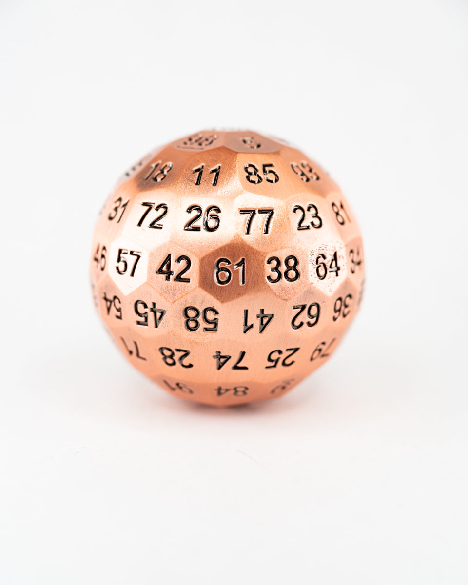 Mortification | Metal | Individual d100 Percentile Dice - Emberglow Gaming