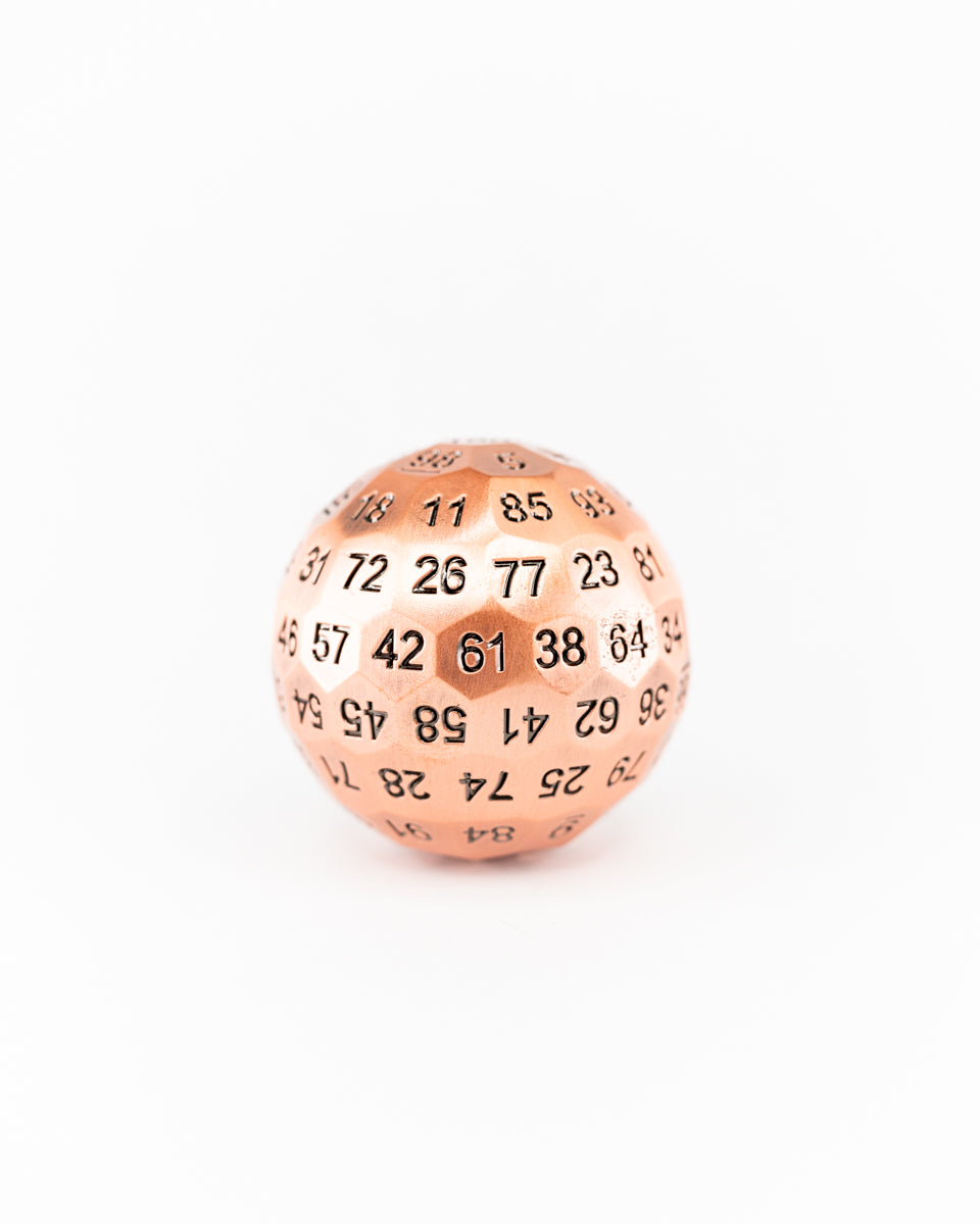 Mortification | Metal | Individual d100 Percentile Dice - Emberglow Gaming