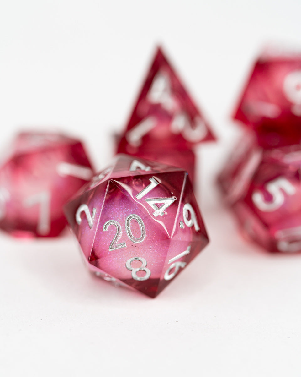 Bloodborne | 7 Piece Liquid Core Dice Set - Emberglow Gaming