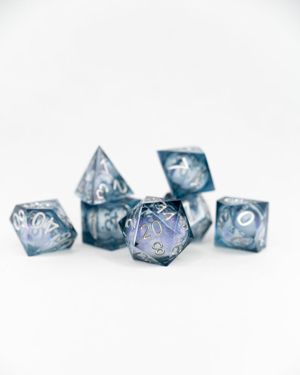 Worldweaver | 7 Piece Liquid Core Dice Set - Emberglow Gaming