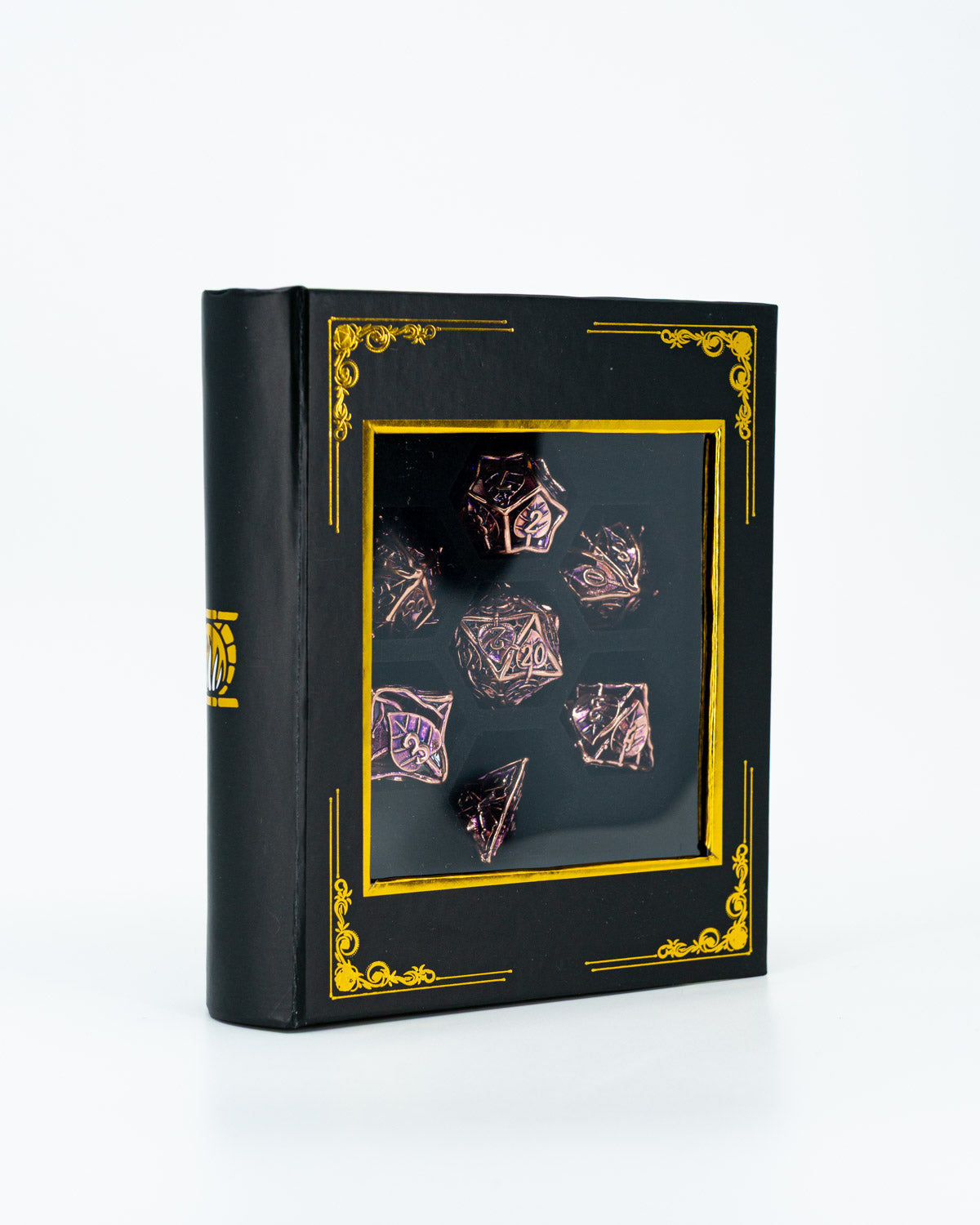 Temple of Celadrin | Hollow | 7 Piece Metal Dice Set