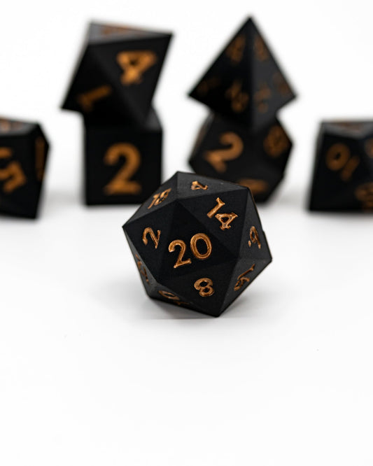 Dark Deceit | 7 Piece Soft Silicone Dice Set