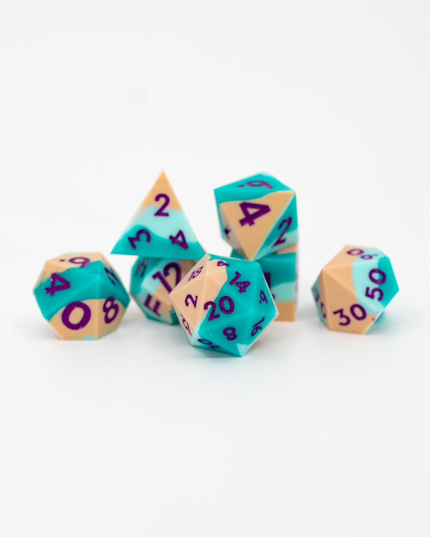 Desert Drift | 7 Piece Soft Silicone Dice Set