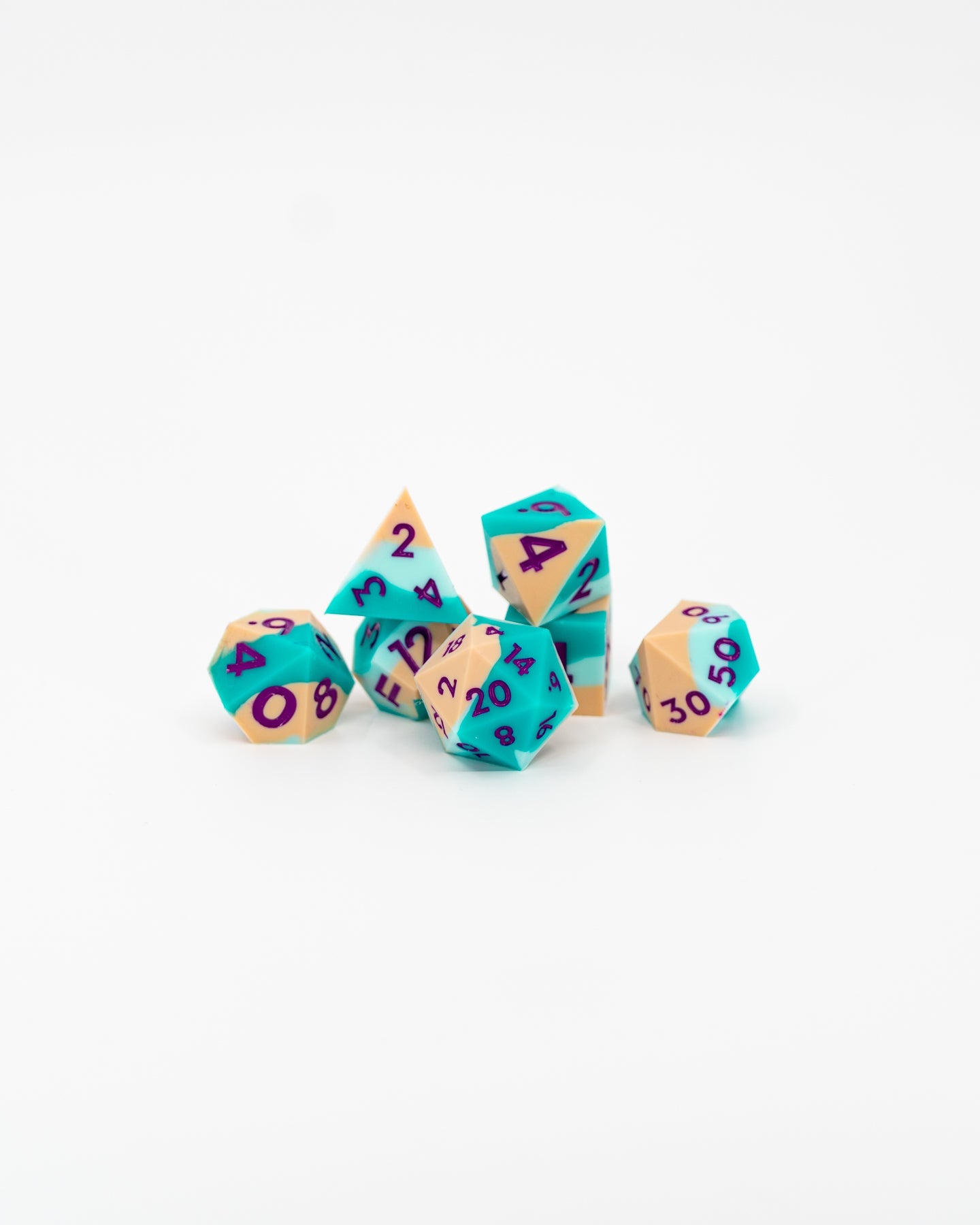 Desert Drift | 7 Piece Soft Silicone Dice Set