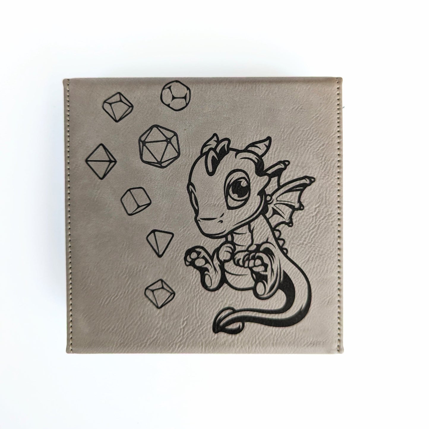 Adoragon | Vegan Leather Dice Box - Emberglow Gaming