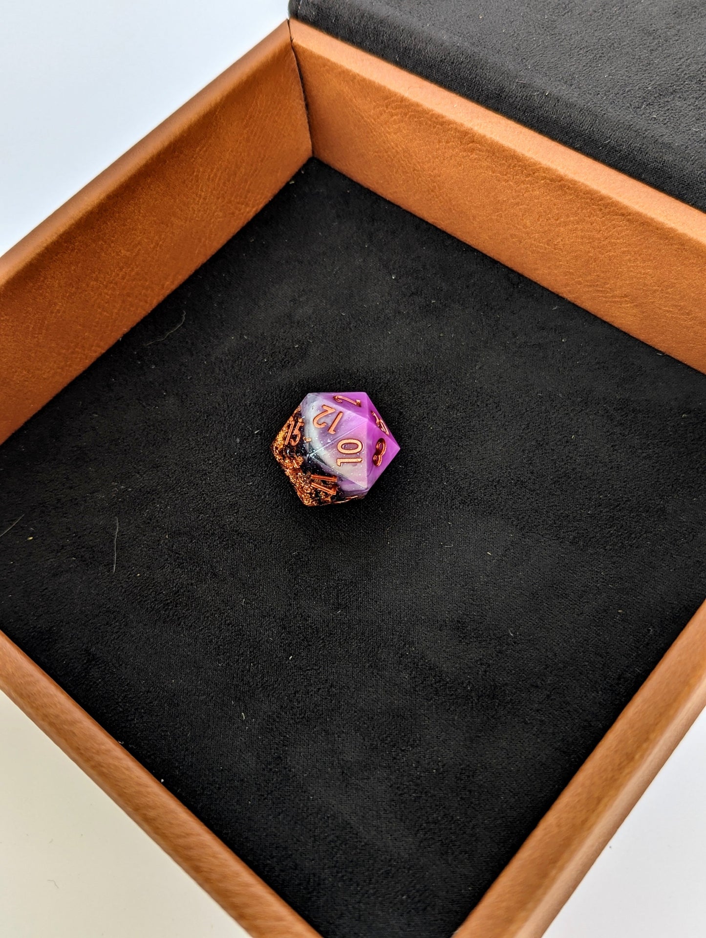 The Fate Twister | Vegan Leather Dice Box - Emberglow Gaming