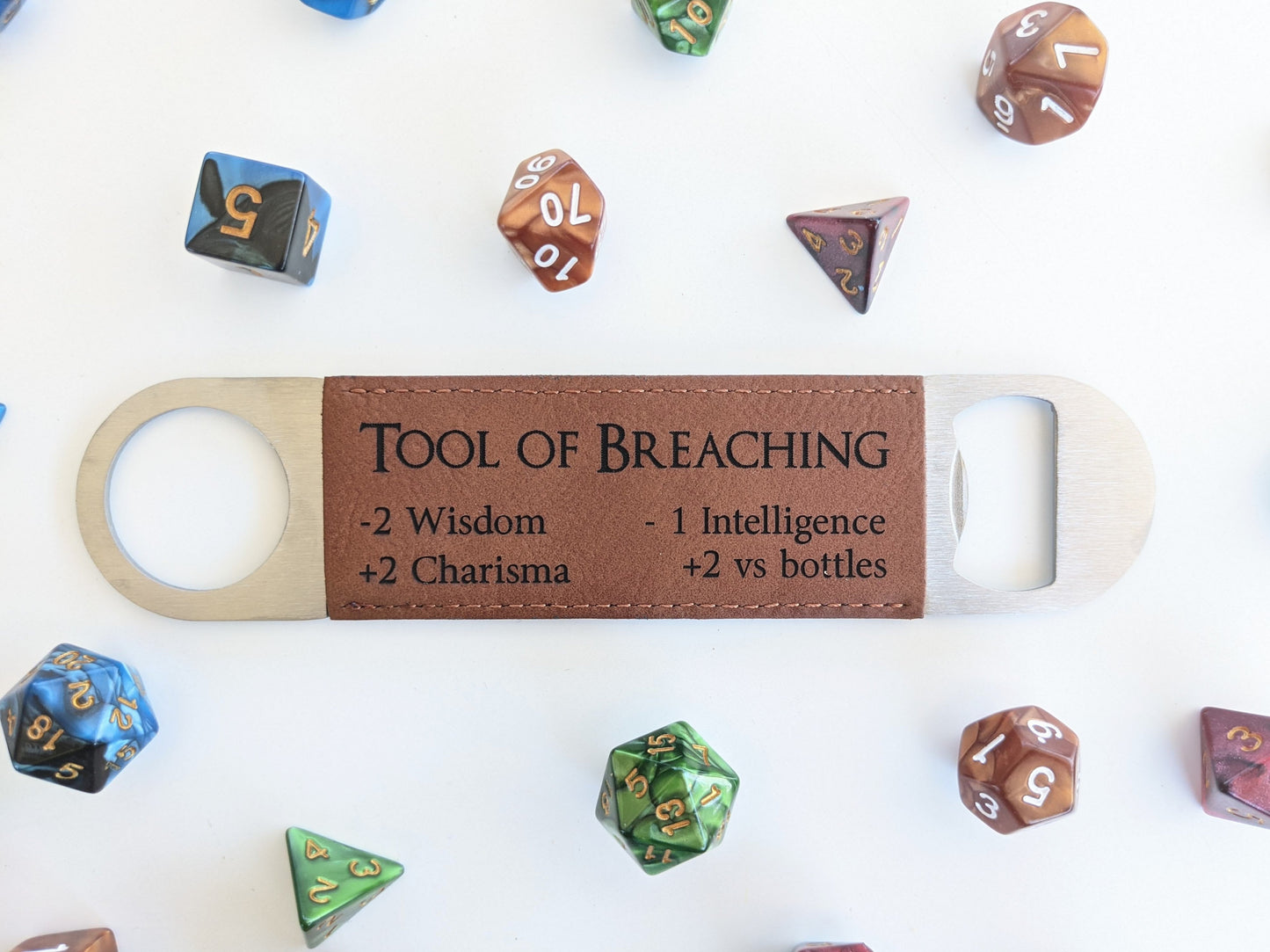 Tool of Breaching | Vegan Leather Bottle Opener - Emberglow Gaming