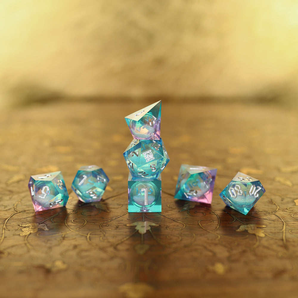 Candy Mountain | Emberglow Original | 7 Piece Liquid Core Dice Set