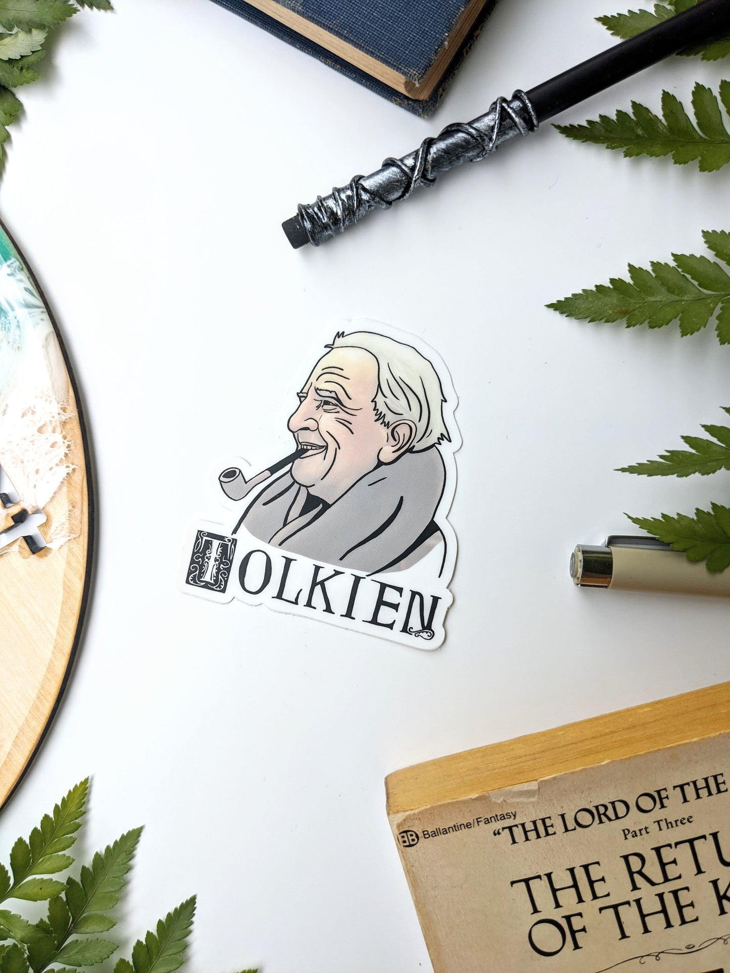 J.R.R. Tolkien | Literary Figures Sticker (T) - Emberglow Gaming