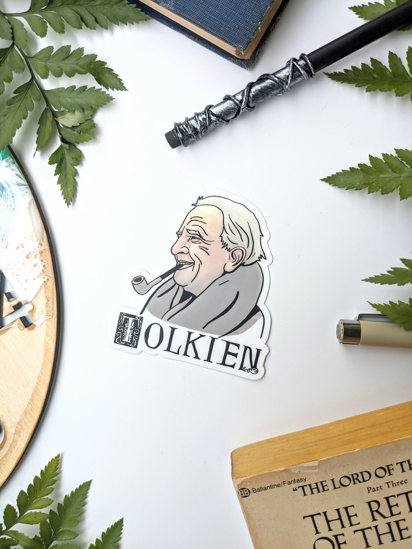 J.R.R. Tolkien | Literary Figures Sticker (T) - Emberglow Gaming