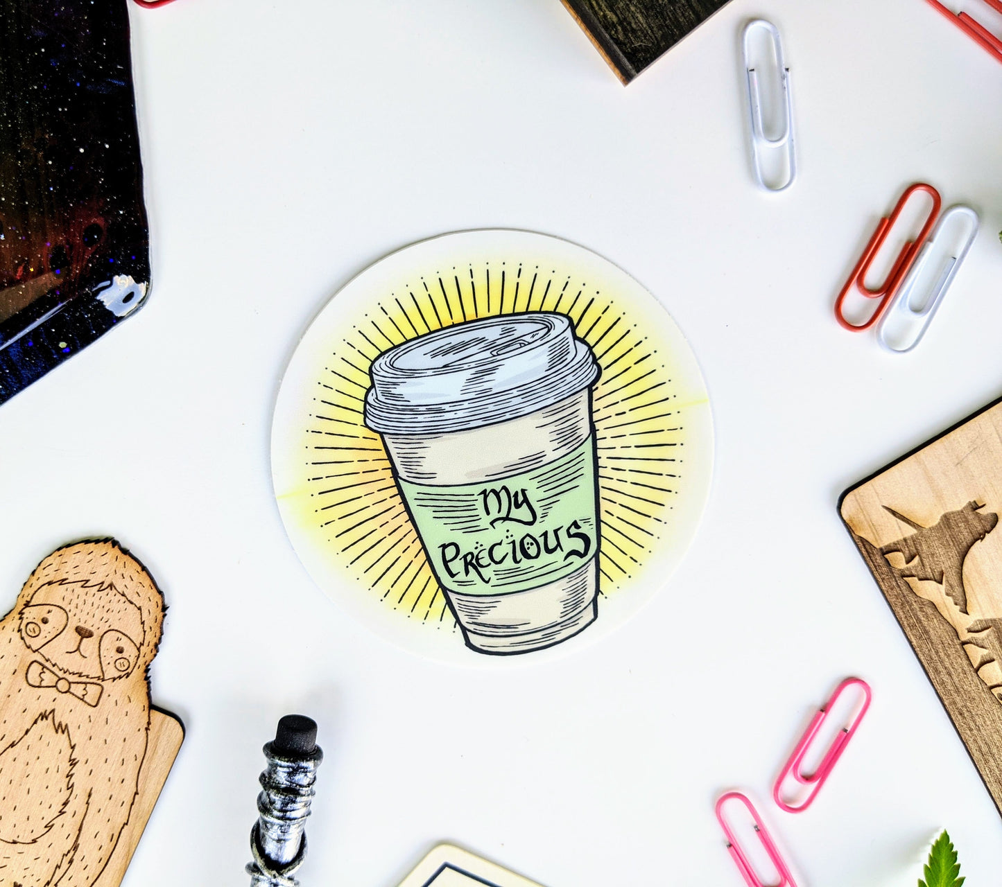 My Precious Coffee Sticker - Emberglow Gaming