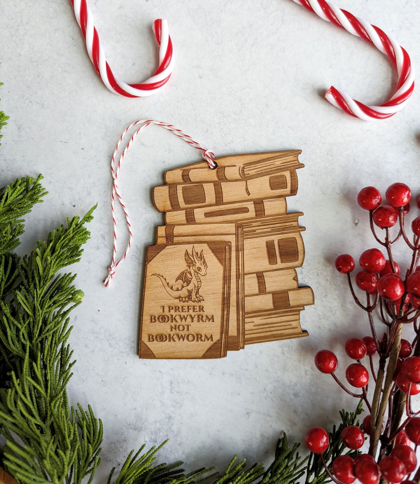 Custom Design | Wooden Ornament | Set of 2 - Emberglow Gaming