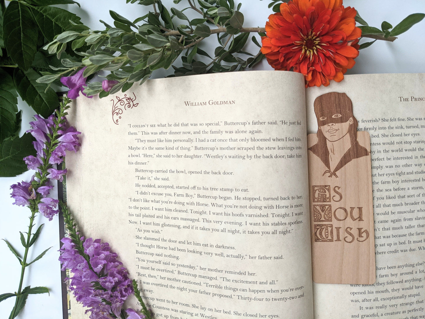 As You Wish | Engraved Wooden Bookmark (T) - Emberglow Gaming
