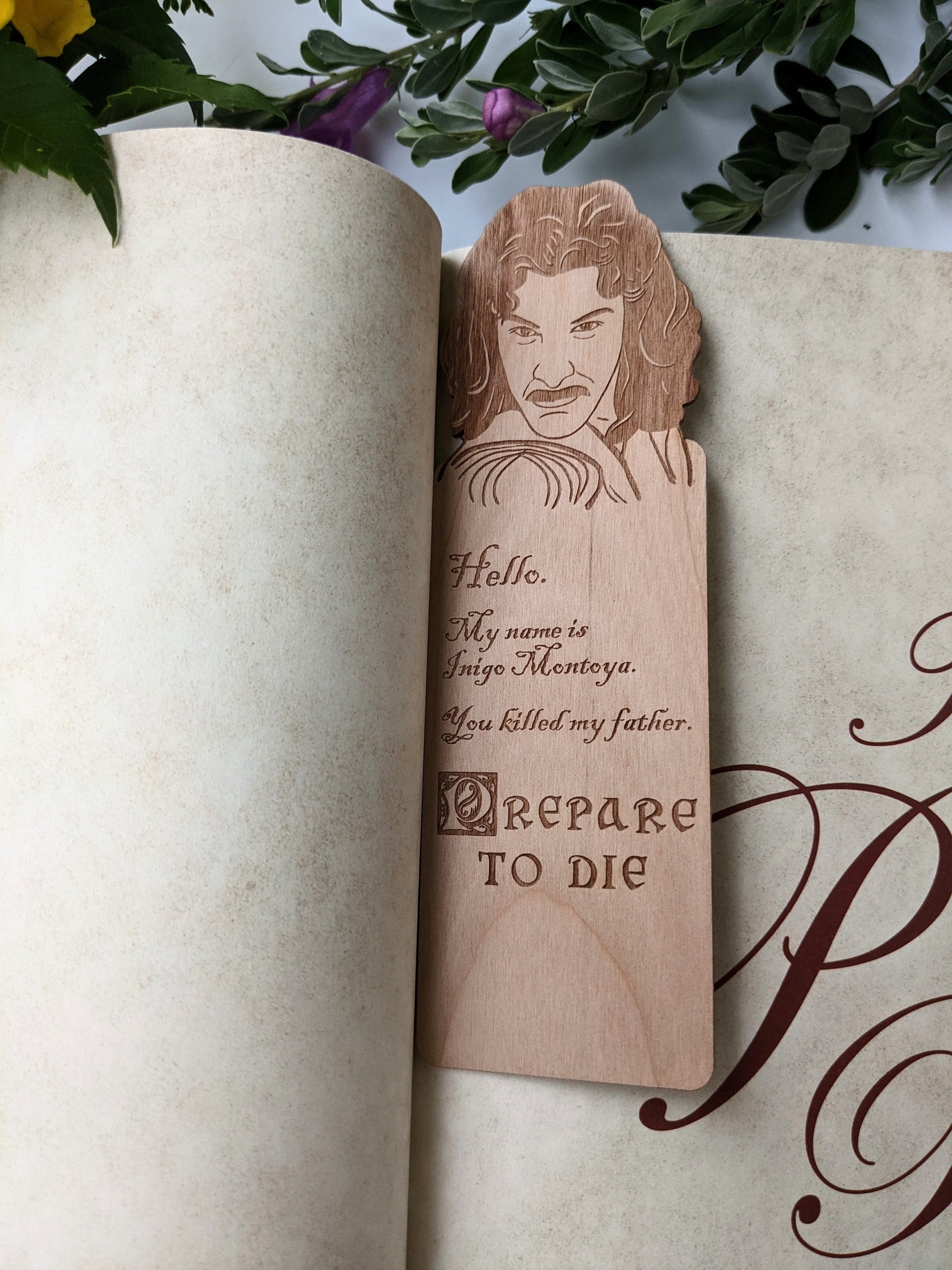 My Name Is Inigo Montoya | Engraved Wooden Bookmark (T) - Emberglow Gaming