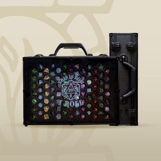 COLOSSAL This Is How I Roll | 66 Set Capacity | Plexi Glass Dice Display Case - Emberglow Gaming