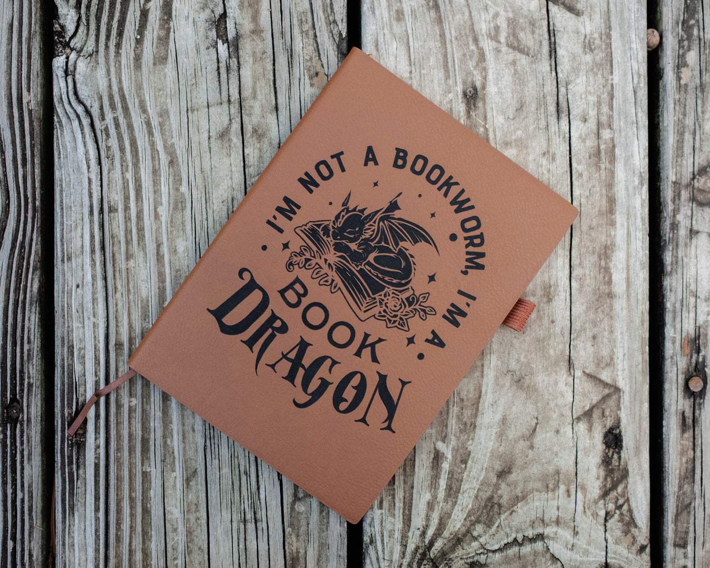 I'm Not A Bookworm | Vegan Leather Mini Dot Journal