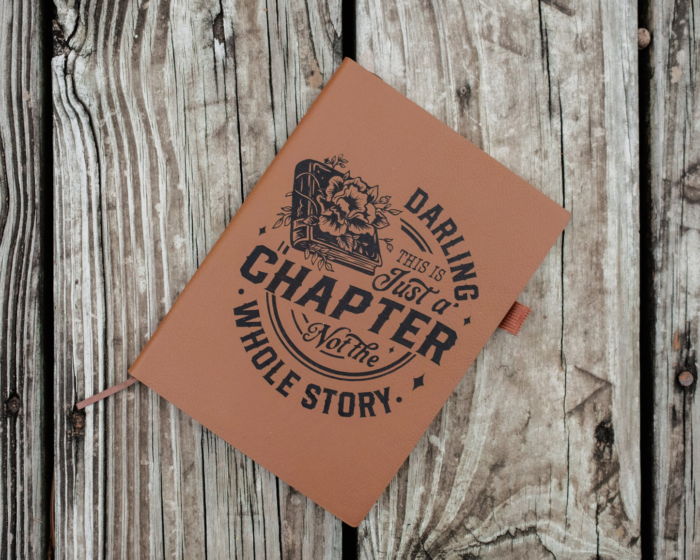 This is Just a Chapter | Vegan Leather Mini Dot Journal