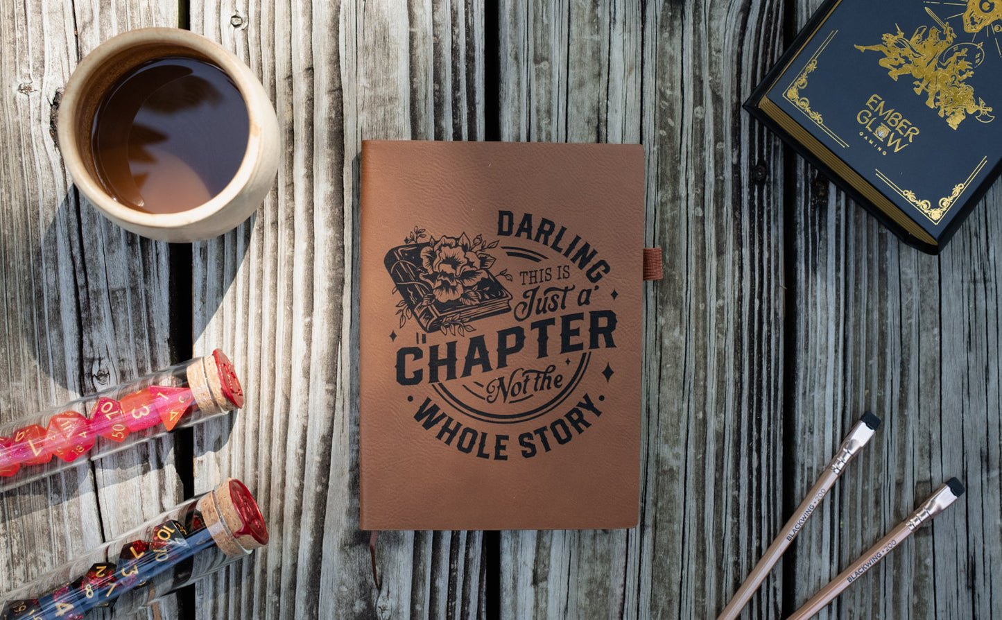 This is Just a Chapter | Vegan Leather Mini Dot Journal