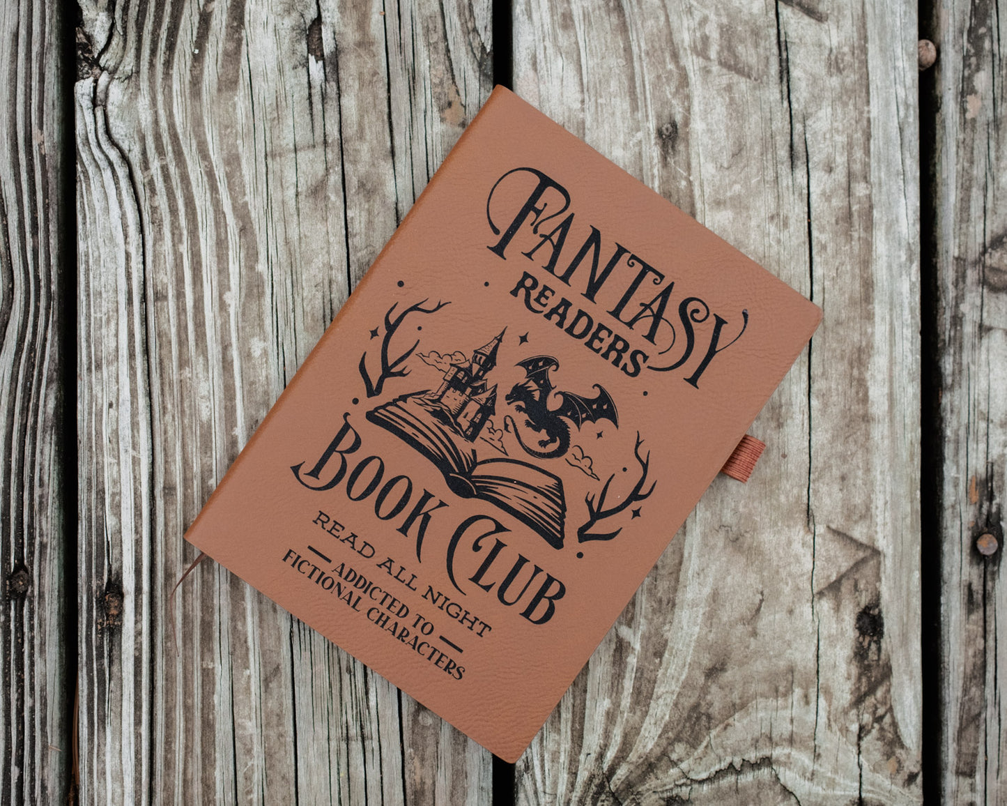 Fantasy Readers Book Club | Vegan Leather Mini Dot Journal
