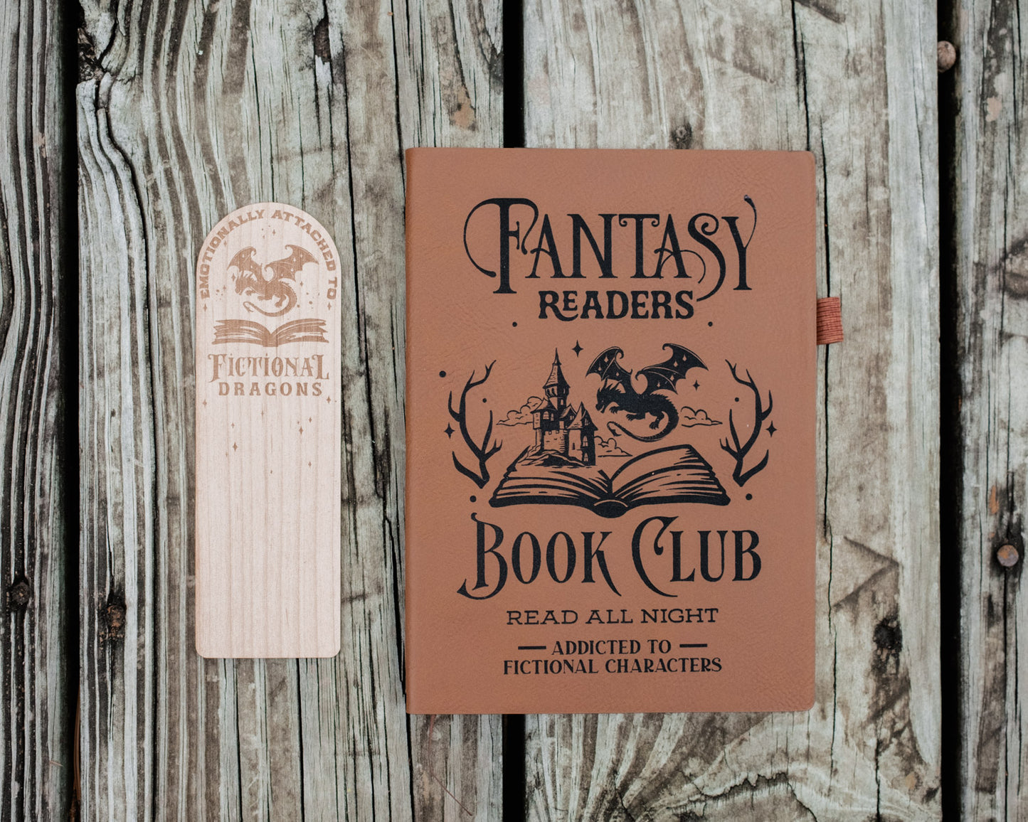 Fantasy Readers Book Club | Vegan Leather Mini Dot Journal
