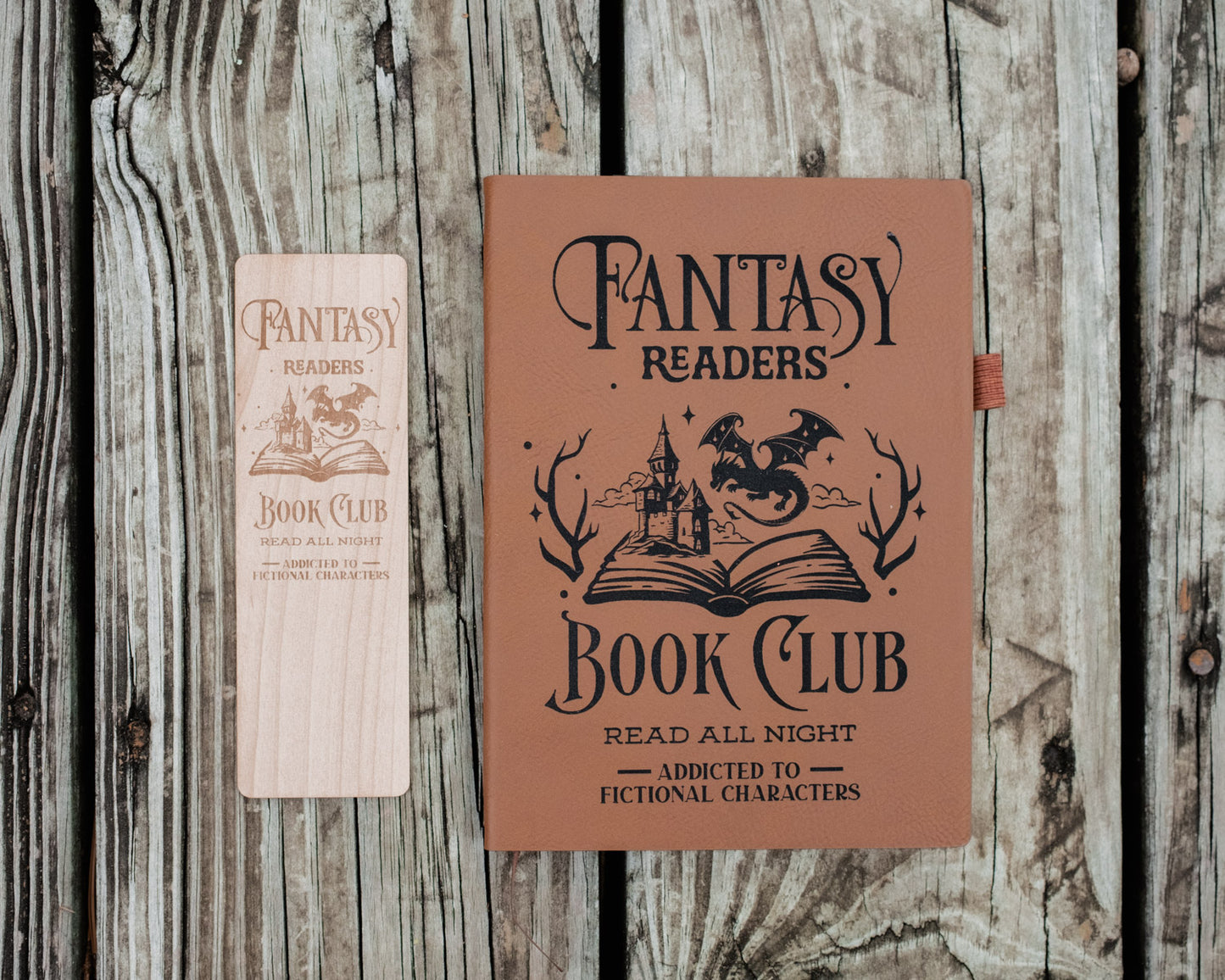 Fantasy Readers Book Club | Vegan Leather Mini Dot Journal