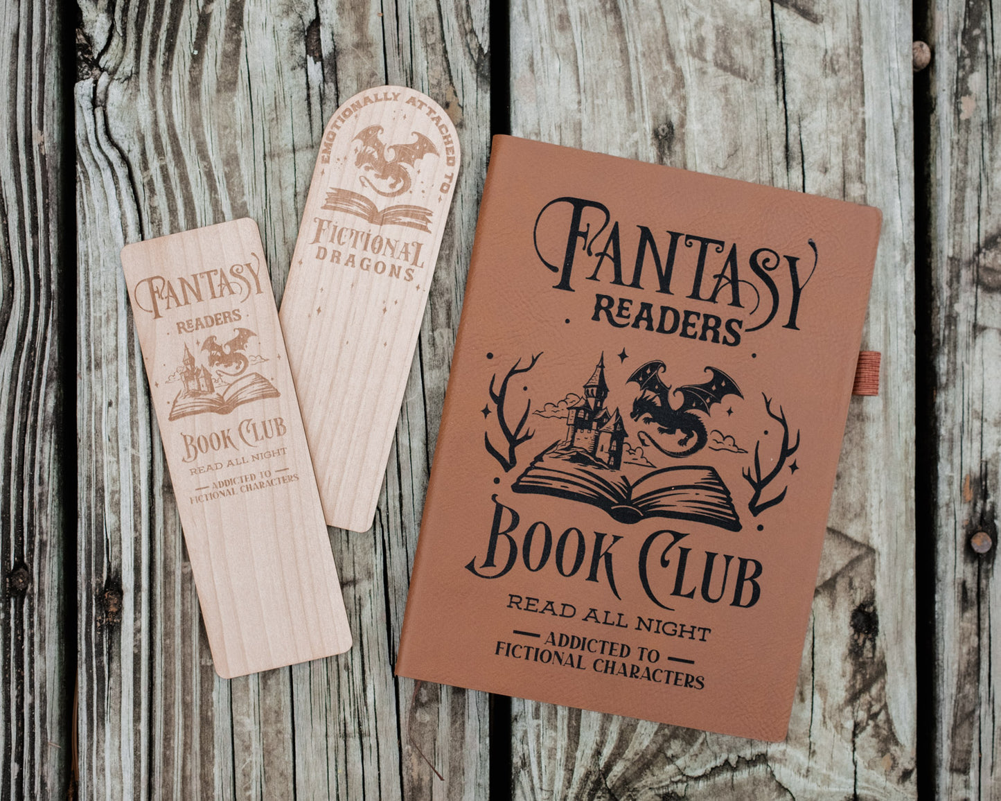 Fantasy Readers Book Club | Vegan Leather Mini Dot Journal