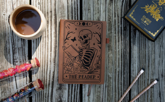 The Reader | Vegan Leather Mini Dot Journal