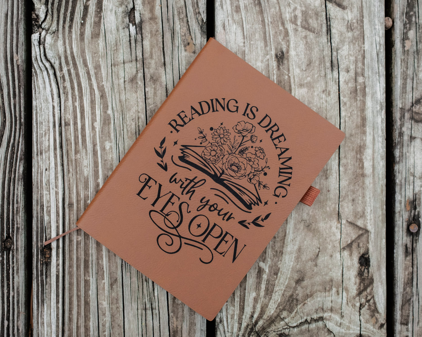 Reading Is Dreaming | Vegan Leather Mini Dot Journal