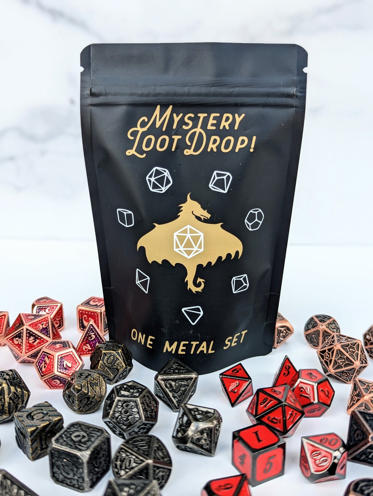 METAL | Mystery Loot Drop | CASE OF 12 | Pre-hung on display strips - Emberglow Gaming