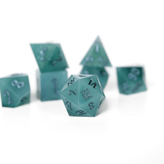 Galadriel the Dark Queen | Emberglow Original | 7 Piece Sharp Edge Dice Set