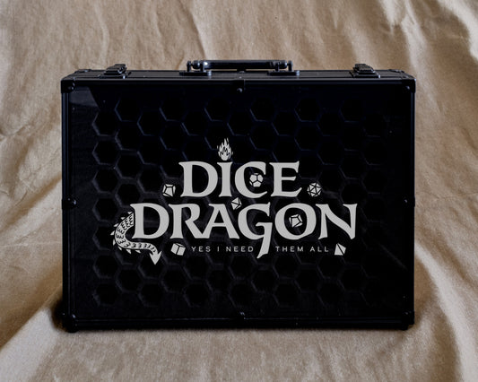 Chest of Hoarding | 182 Dice Capacity | Plexi Glass Dice Display Case