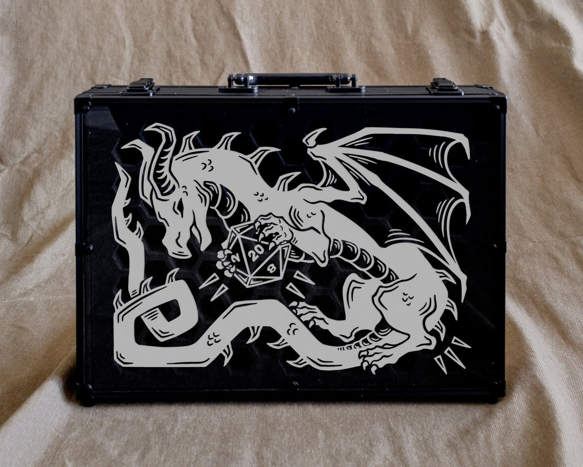 Chest of Hoarding | 182 Dice Capacity | Plexi Glass Dice Display Case