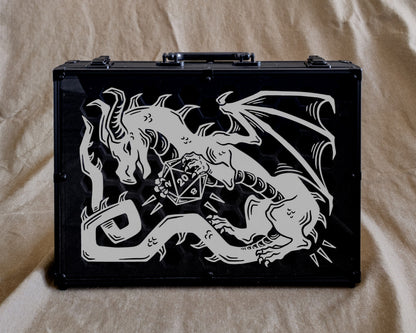 Chest of Hoarding | 182 Dice Capacity | Plexi Glass Dice Display Case