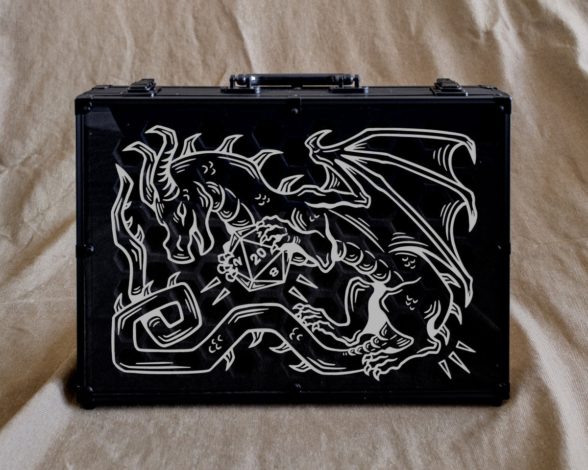 Chest of Hoarding | 182 Dice Capacity | Plexi Glass Dice Display Case