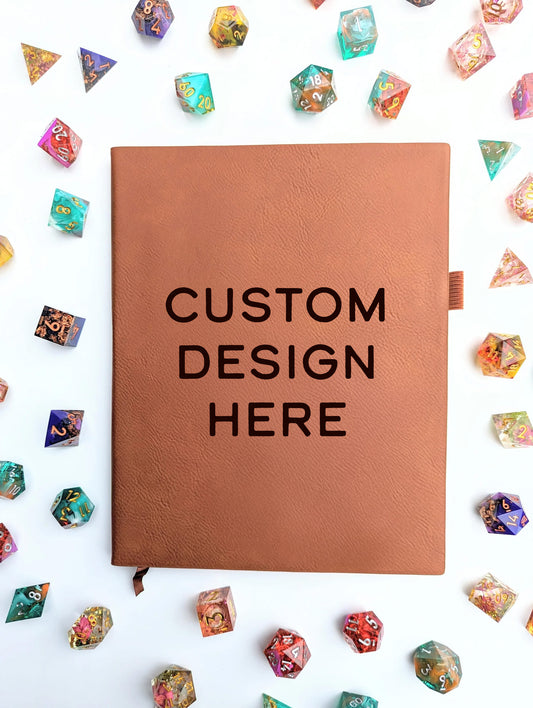 Custom Design | Vegan Leather D&D Campaign Journal