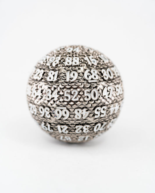 Bahamut's Spawn | Metal | Individual d100 Percentile Dice - Emberglow Gaming