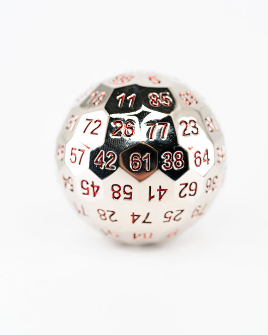 Thermal Detonator | Metal | Individual d100 Percentile Dice - Emberglow Gaming