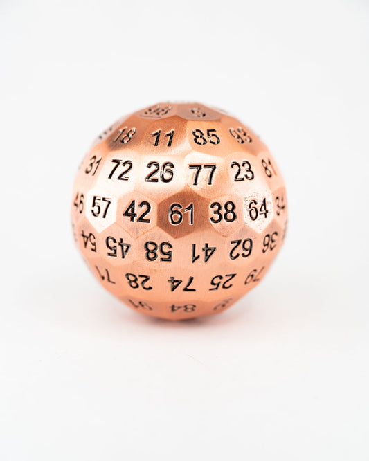Mortification | Metal | Individual d100 Percentile Dice - Emberglow Gaming