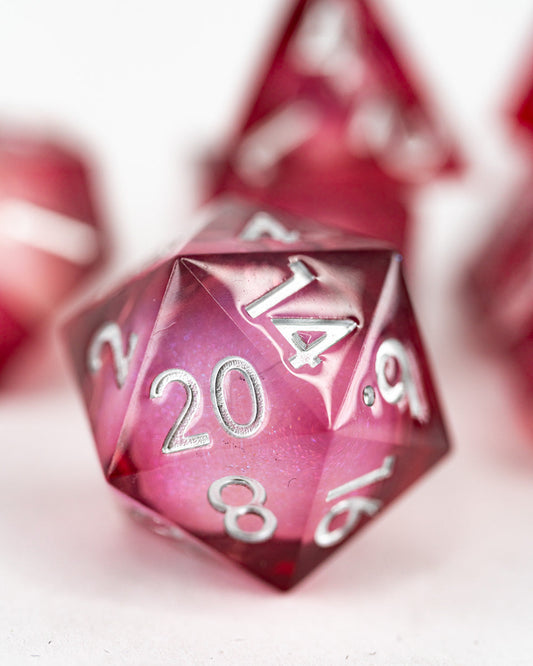 Bloodborne | 7 Piece Liquid Core Dice Set - Emberglow Gaming