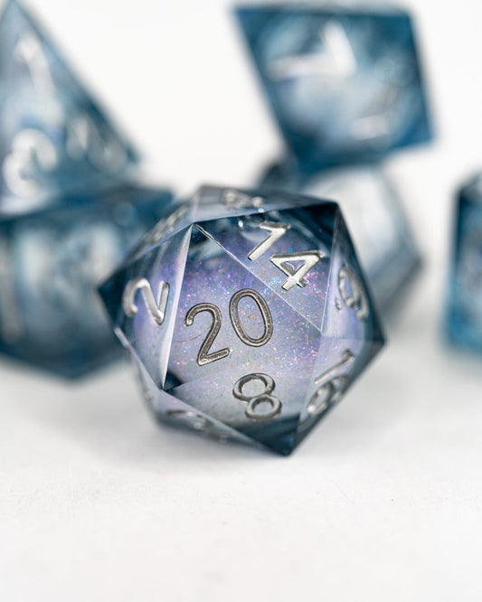 Worldweaver | 7 Piece Liquid Core Dice Set - Emberglow Gaming