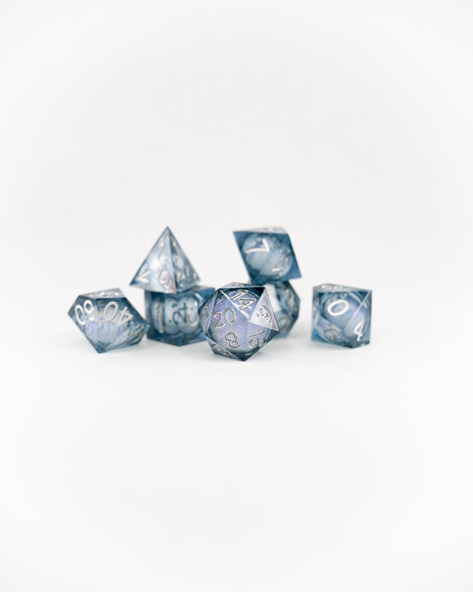Worldweaver | 7 Piece Liquid Core Dice Set - Emberglow Gaming