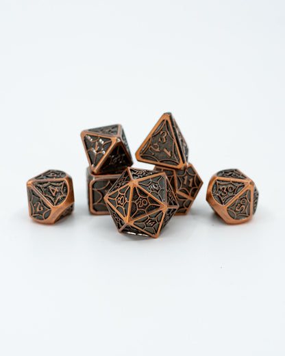 Shelob's Snare | 7 Piece Metal Dice Set