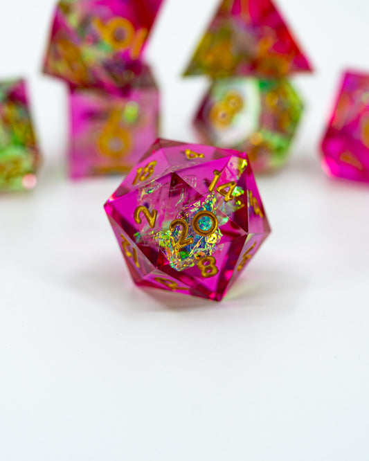 Chaos Burst | 7 Piece Sharp Edge Dice Set