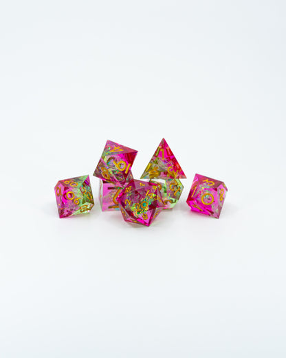 Chaos Burst | 7 Piece Sharp Edge Dice Set