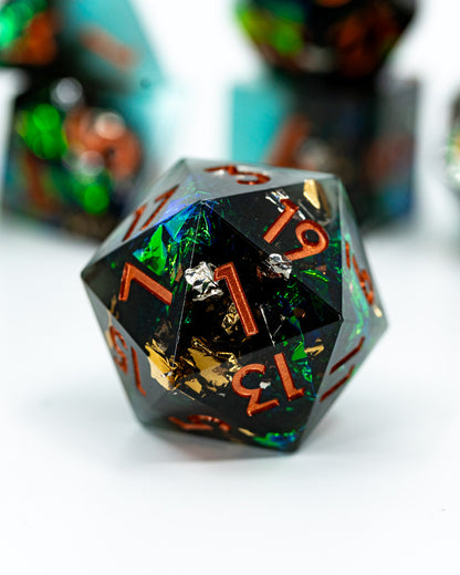 Mystic Marked | 7 Piece Sharp Edge Dice Set